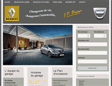 Tablet Screenshot of garage-priour.com